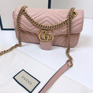 GG GUCCI MARMONT SMALL SHOULDER BAG